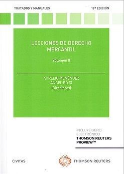 LECCIONES DE DERECHO MERCANTIL VOLUMEN II (PAPEL + E-BOOK)