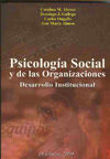 PSICOLOGÍA SOCIAL Y DE LAS ORGANIZACIONES: DESARROLLO INSTITUCIONAL